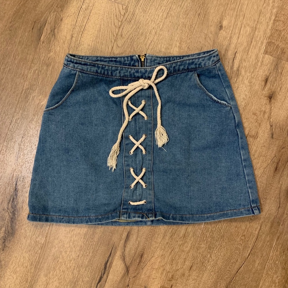 Denim skirt